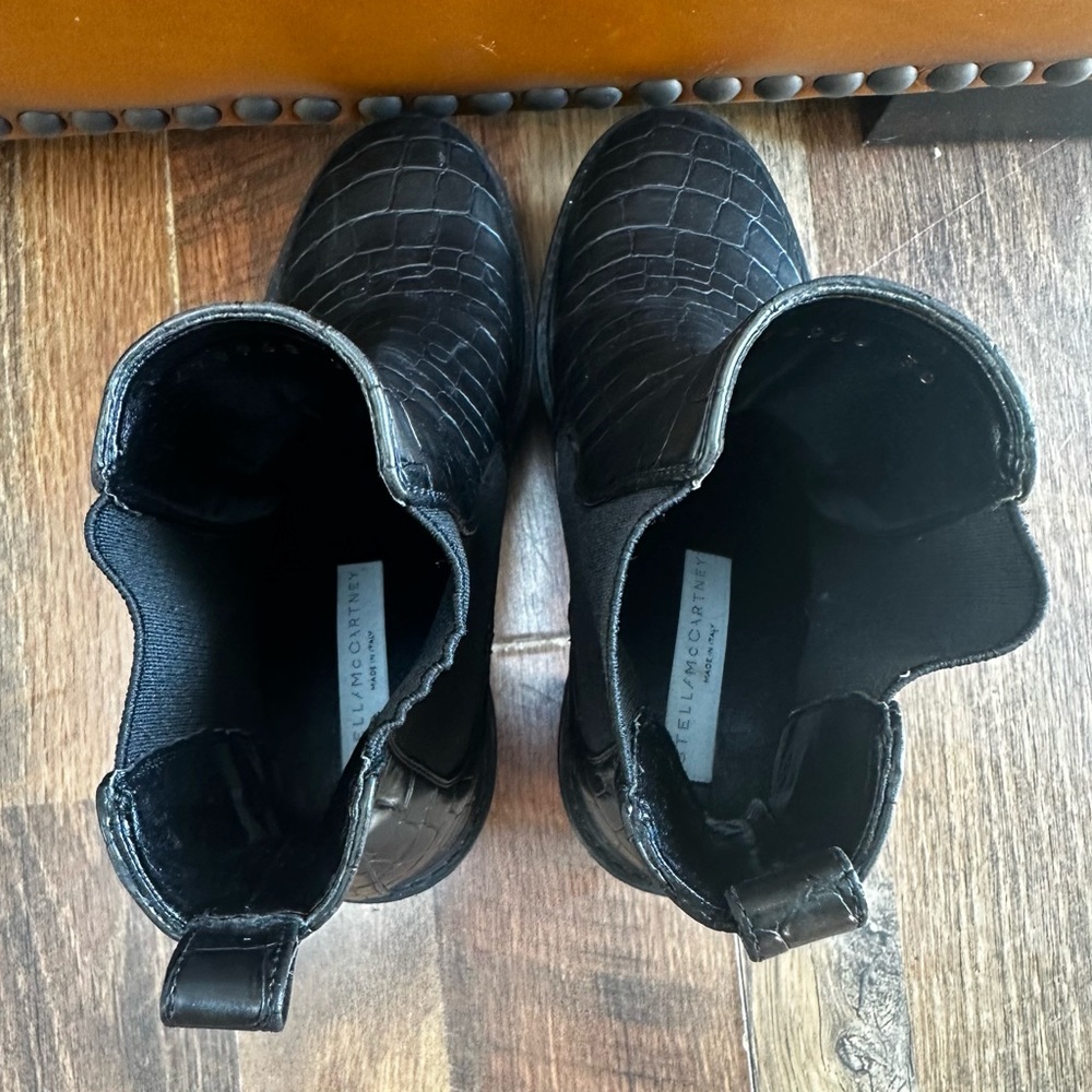 Black chunky Stella McCartney size 38 boots